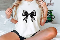 Watercolor Black Bow Clipart Bundle Product Image 3