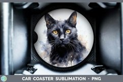 GorgeousWatercolor Car Coaster design.