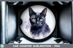 GorgeousWatercolor Car Coaster design.