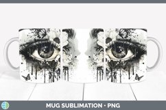 GorgeousWatercolor Mug Wrap design.