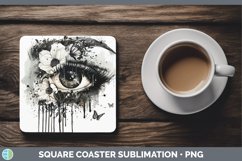 GorgeousWatercolor Square Coaster design.
