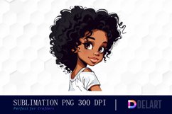 Black Girl Illustration PNG Clipart Product Image 1
