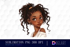 Black Girl Illustration PNG Clipart Product Image 1
