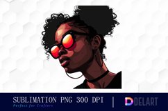 Black Girl Watercolor Clipart Product Image 1