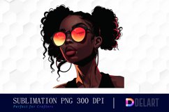 Black Girl Watercolor Clipart Product Image 1