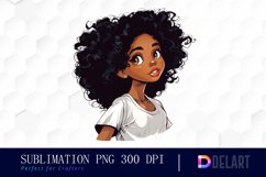 Black Girl Illustration PNG Clipart Product Image 1