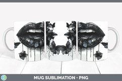 GorgeousWatercolor Mug Wrap design.
