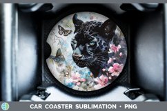 GorgeousWatercolor Car Coaster design.