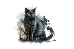 clipart watercolour,clip art graphics,clipart images,clipart print,kitten png,kitten print,high quality png,mystical cat,cat stickers,printable clipart,black cat png,animal print,watercolor cats,magic clip art,mystical clipart,pagan png,cut files,sublimat
