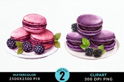 Watercolor Blackberries Exquisite Clipart Product Image 1