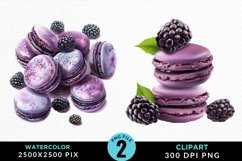 Watercolor Blackberries Exquisite Clipart Product Image 1