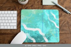 Watercolor Bleach for Sublimation Mouse Pad Product Image 1