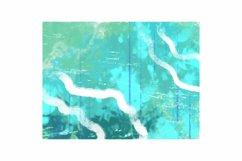 Watercolor Bleach for Sublimation Mouse Pad Product Image 2