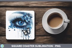 GorgeousWatercolor Square Coaster design.