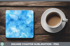 GorgeousWatercolor Square Coaster design.