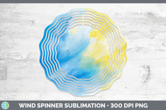 GorgeousWatercolor Wind Spinner design.