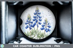 GorgeousWatercolor Car Coaster design.
