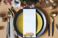 Printable floral blush pink pickup trucks decoration clipart Product Image 8