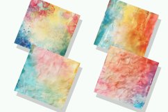 Watercolor Bohemian Digital Paper Bundle Product Image 2