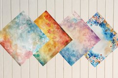 Watercolor Bohemian Digital Paper Bundle Product Image 3