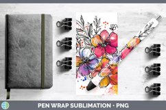 GorgeousWatercolor Pen Wrap design.