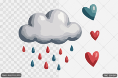 Watercolor Boho Rainbow SVG PNG Bundle Product Image 14