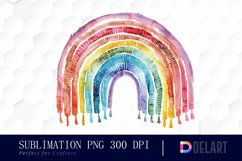 Boho Rainbow Illustration Clipart Product Image 1