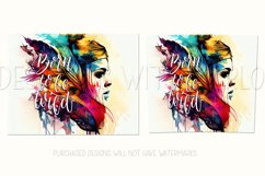 Born to Be Wild Tumbler, Boho Tumbler, Watercolor Tumbler Product Image 2