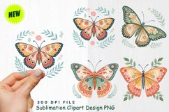 Watercolor Boho Woodland Animals Clipart Product Image 1
