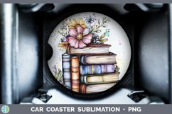 GorgeousWatercolor Car Coaster design.