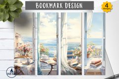 Watercolor bookmark  Romance bookmark png