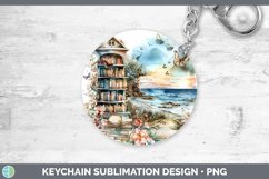 GorgeousWatercolor Books Keychain design.