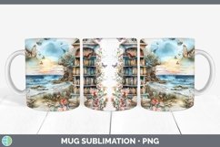 GorgeousWatercolor Books Mug Wrap design.