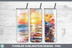 GorgeousWatercolor Books Tumbler design.