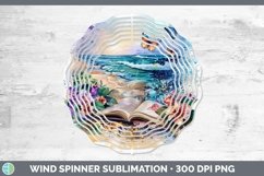 GorgeousWatercolor Books Wind Spinner design.