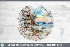 GorgeousWatercolor Books Wind Spinner design.
