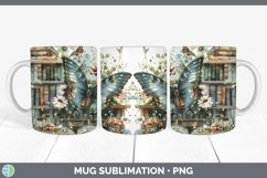 GorgeousWatercolor Books Mug Wrap design.
