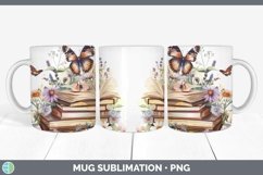 GorgeousWatercolor Books Mug Wrap design.