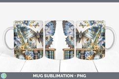 GorgeousWatercolor Books Mug Wrap design.