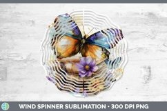 GorgeousWatercolor Books Wind Spinner design.
