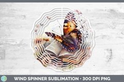 GorgeousWatercolor Books Wind Spinner design.