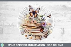 GorgeousWatercolor Books Wind Spinner design.