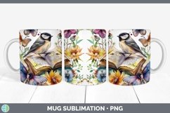 GorgeousWatercolor Books Mug Wrap design.