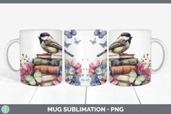 GorgeousWatercolor Books Mug Wrap design.