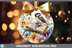 GorgeousWatercolor Books Ornament design.