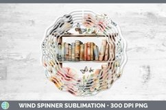 GorgeousWatercolor Books Wind Spinner design.