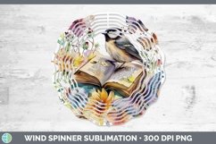GorgeousWatercolor Books Wind Spinner design.