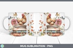 GorgeousWatercolor Books Mug Wrap design.