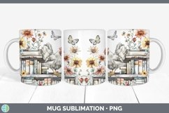 GorgeousWatercolor Books Mug Wrap design.