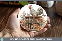 GorgeousWatercolor Books Round Coaster design.